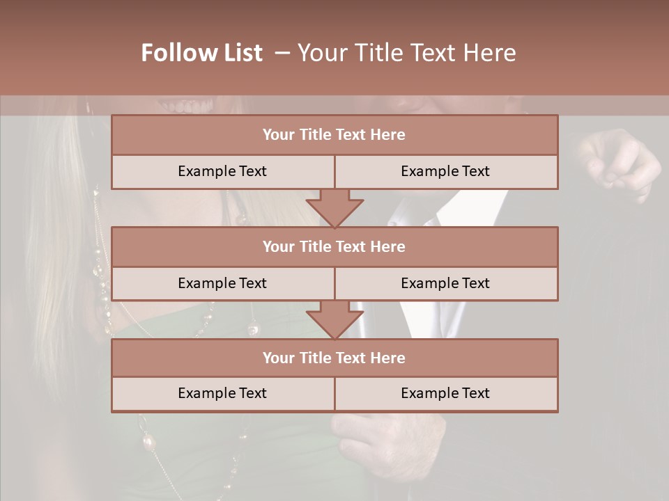 Actress Night Man PowerPoint Template