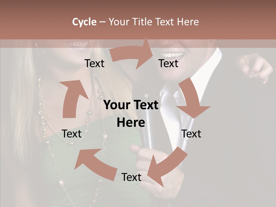 Actress Night Man PowerPoint Template