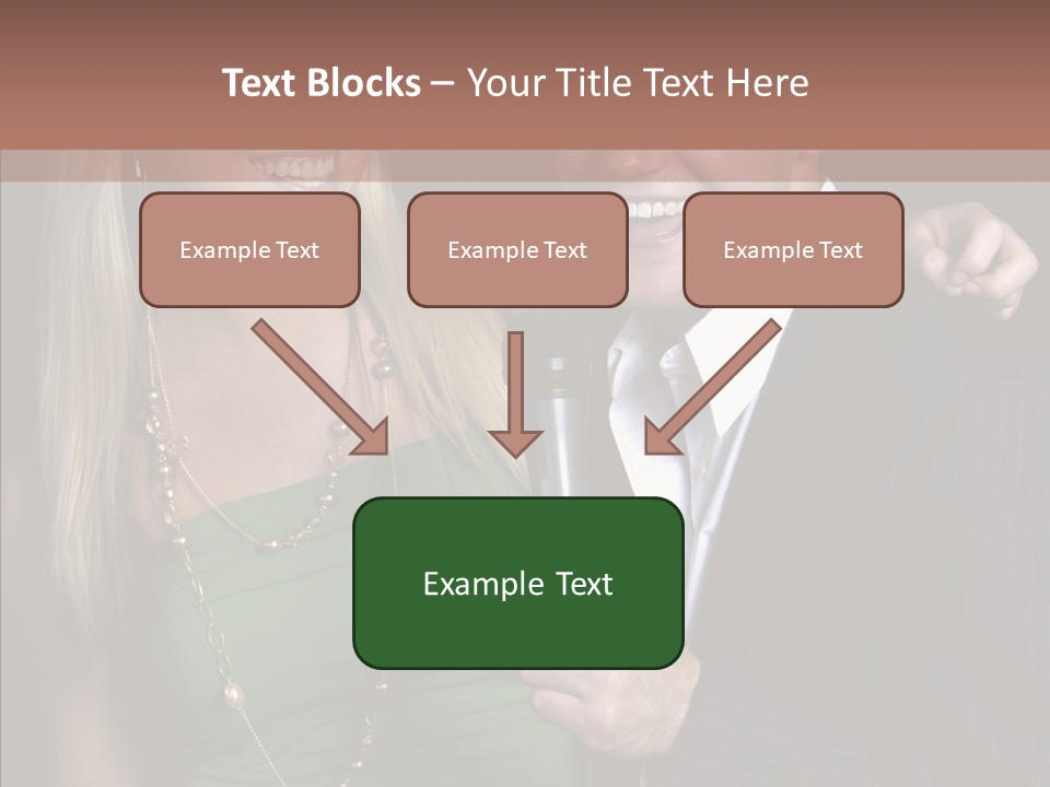 Actress Night Man PowerPoint Template