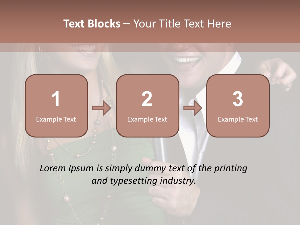 Actress Night Man PowerPoint Template