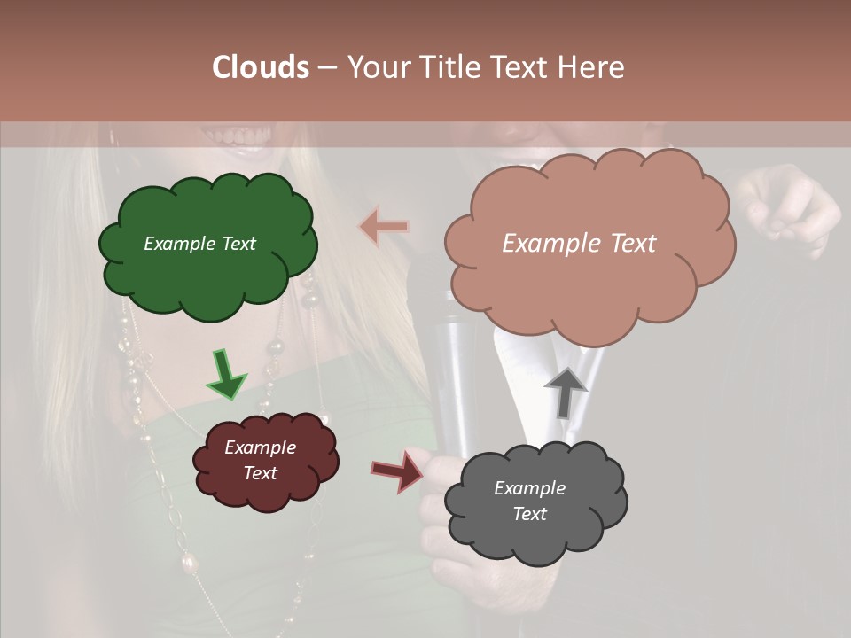 Actress Night Man PowerPoint Template