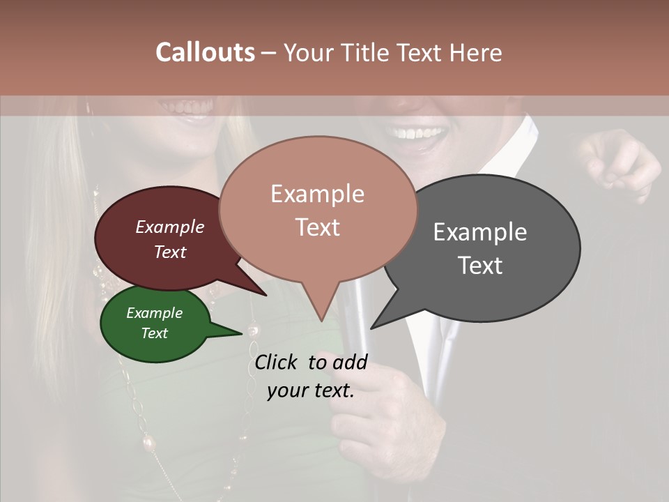 Actress Night Man PowerPoint Template