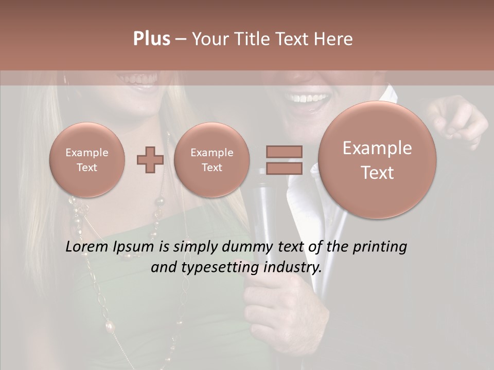 Actress Night Man PowerPoint Template