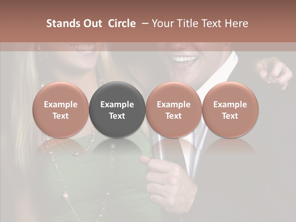 Actress Night Man PowerPoint Template