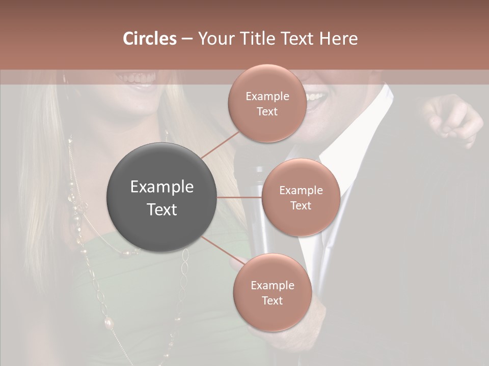 Actress Night Man PowerPoint Template