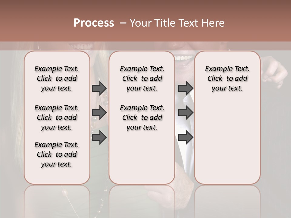 Actress Night Man PowerPoint Template