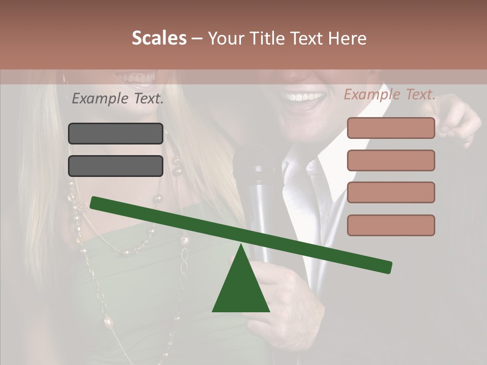 Actress Night Man PowerPoint Template