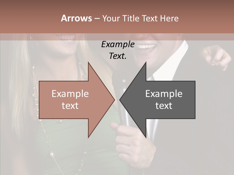Actress Night Man PowerPoint Template