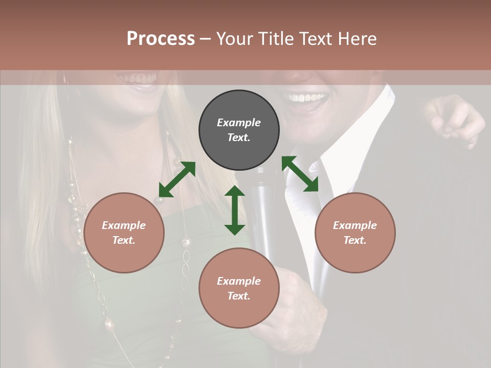 Actress Night Man PowerPoint Template