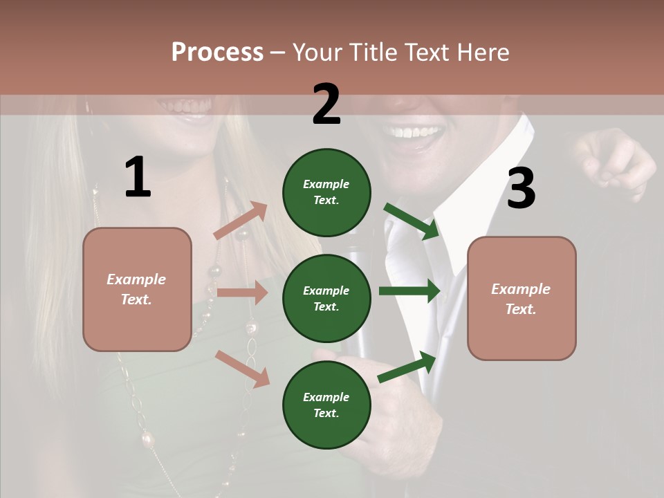 Actress Night Man PowerPoint Template