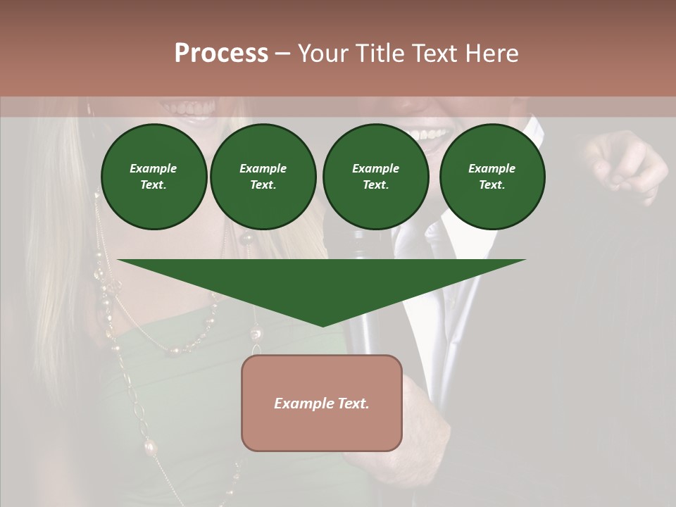 Actress Night Man PowerPoint Template