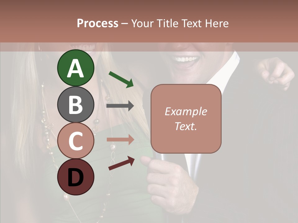 Actress Night Man PowerPoint Template