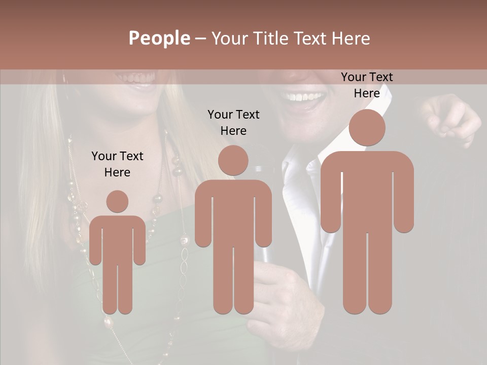 Actress Night Man PowerPoint Template