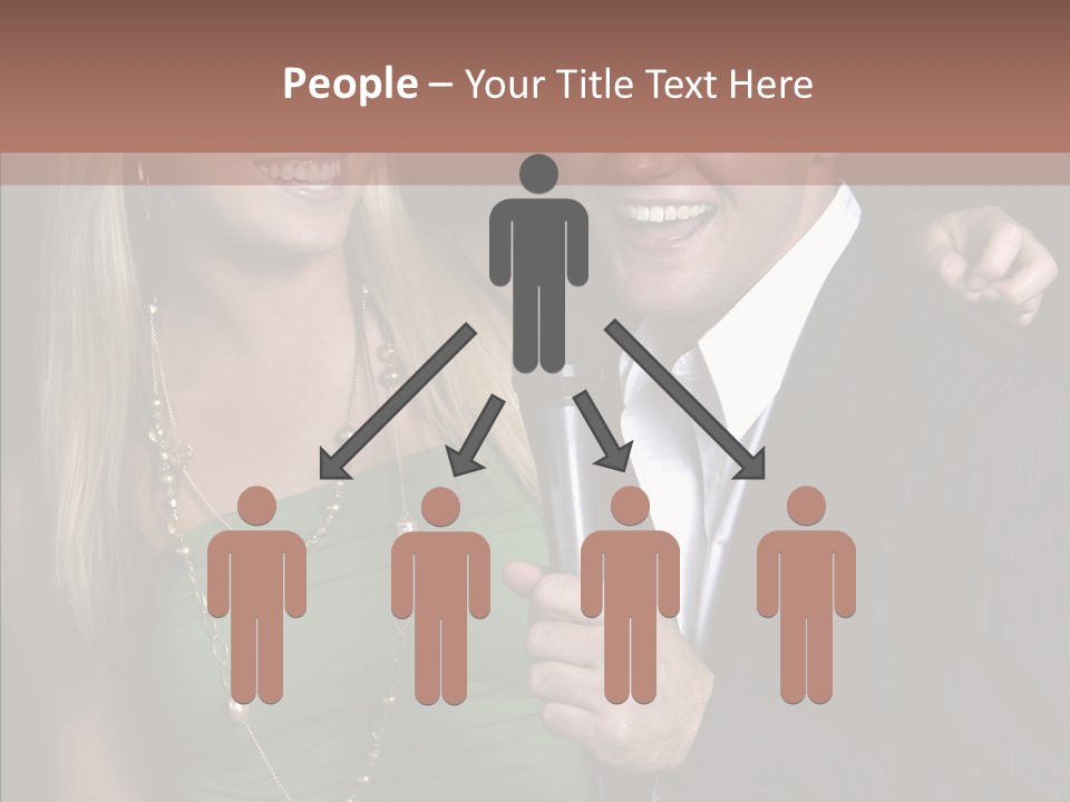 Actress Night Man PowerPoint Template