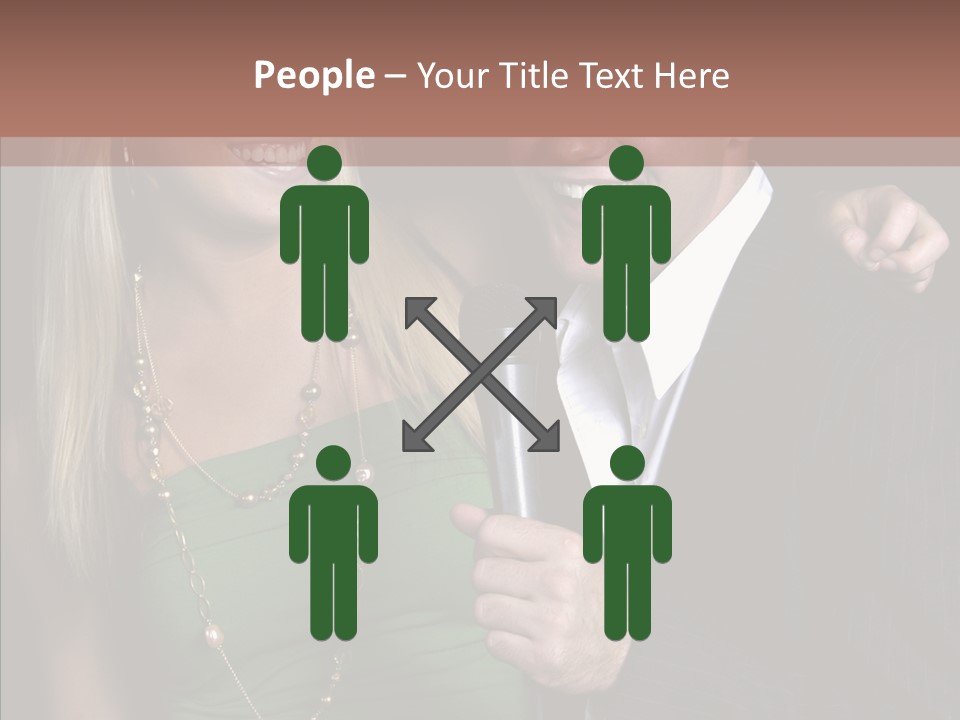 Actress Night Man PowerPoint Template