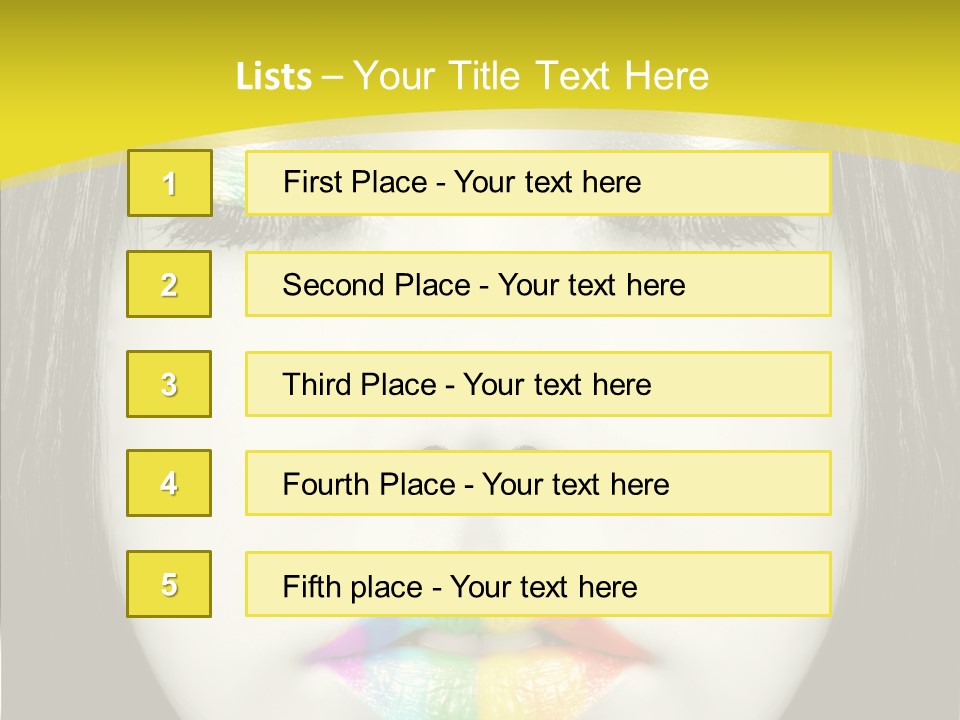 Eyes Skin Nature PowerPoint Template