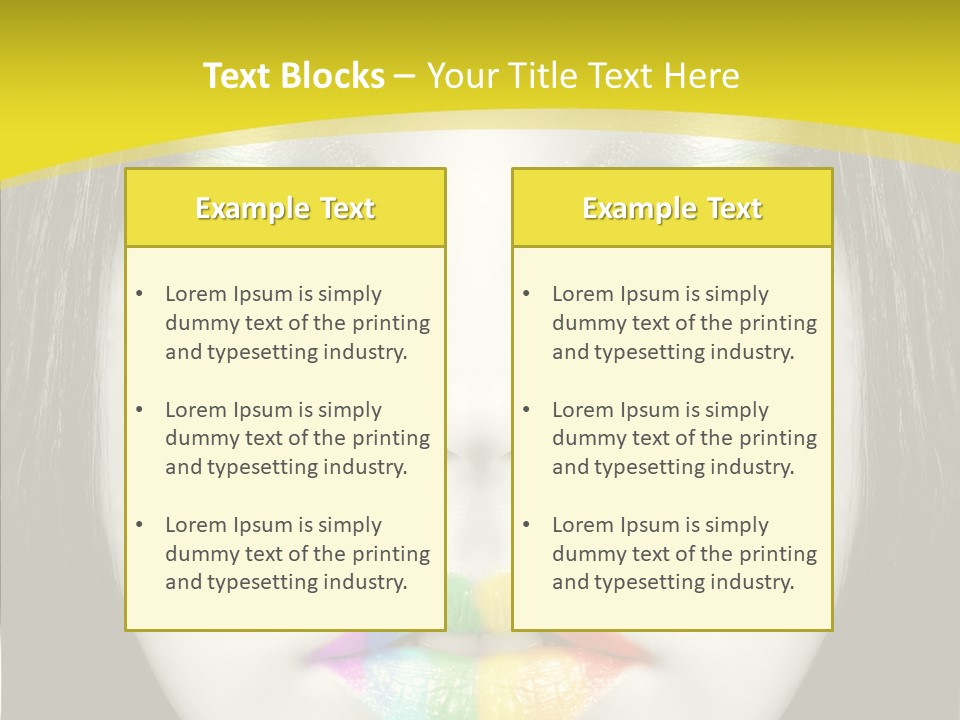 Eyes Skin Nature PowerPoint Template