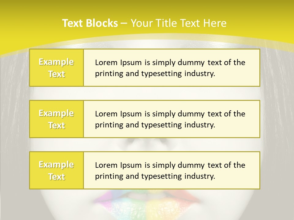Eyes Skin Nature PowerPoint Template