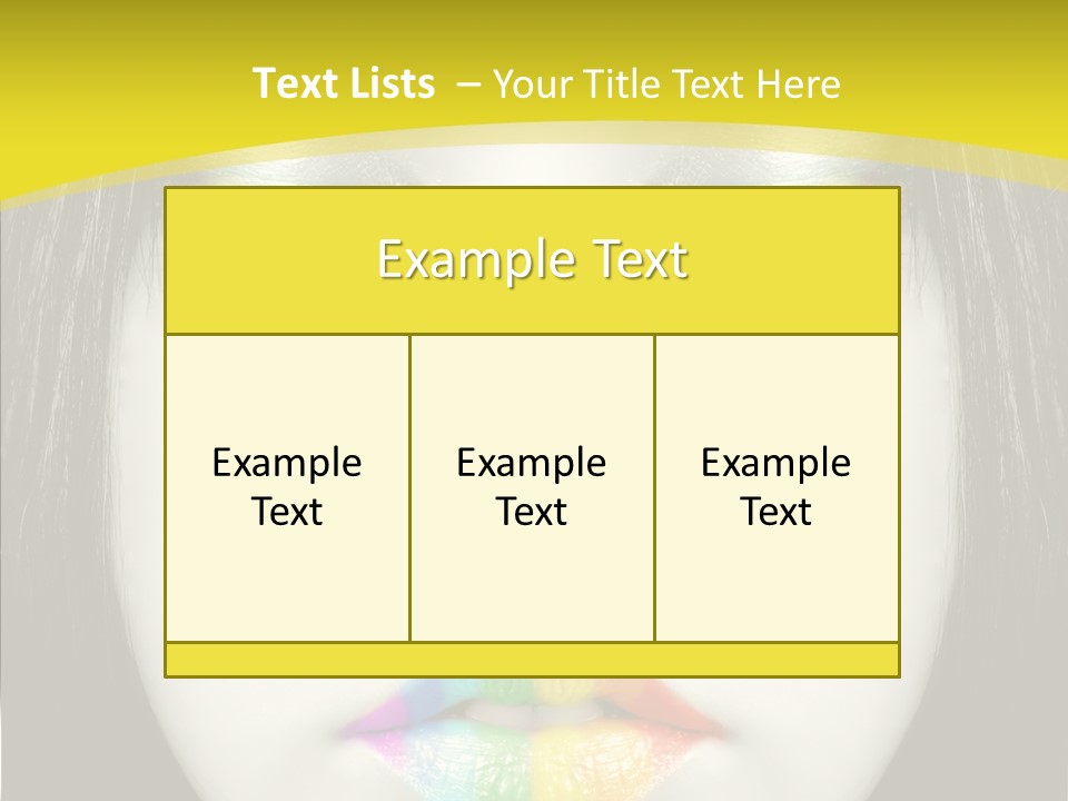 Eyes Skin Nature PowerPoint Template