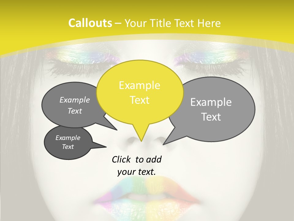 Eyes Skin Nature PowerPoint Template