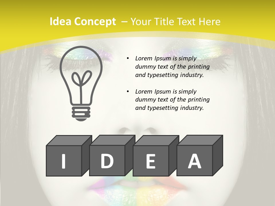 Eyes Skin Nature PowerPoint Template