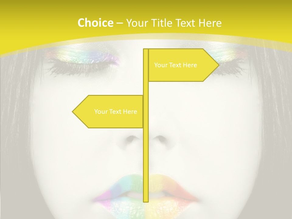 Eyes Skin Nature PowerPoint Template