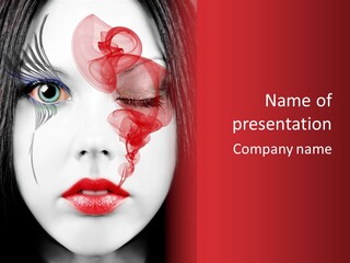 Design Vampire Cosmetic PowerPoint Template