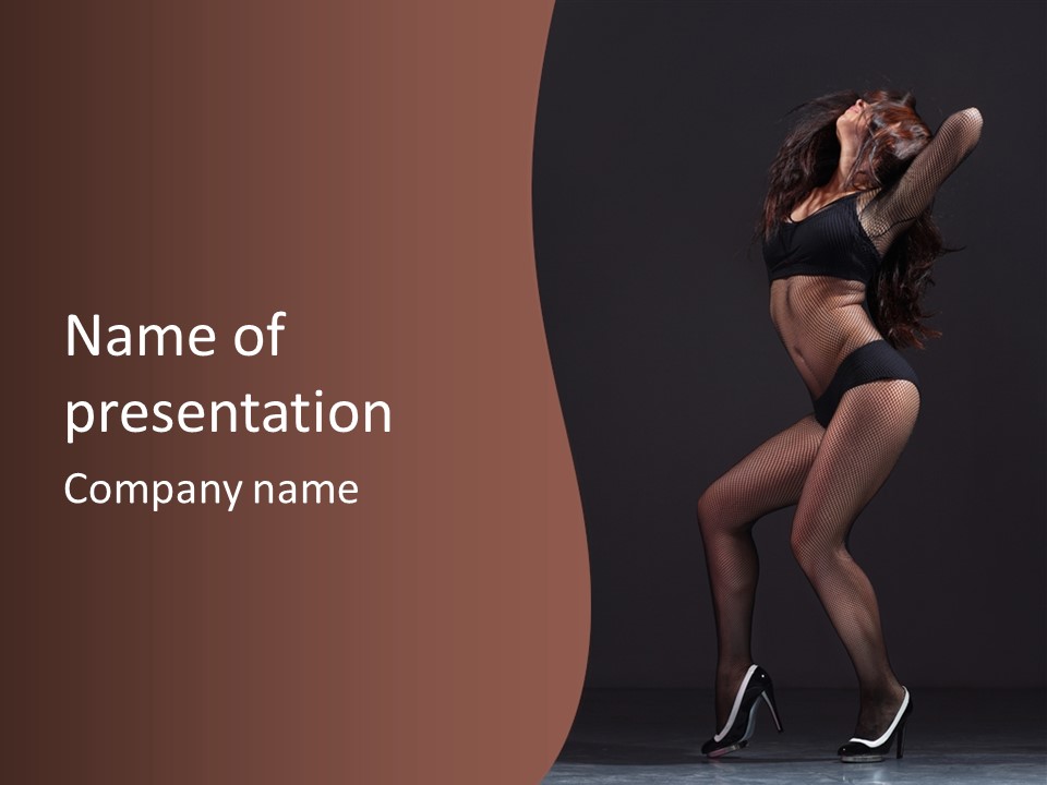 Party Female Desire PowerPoint Template