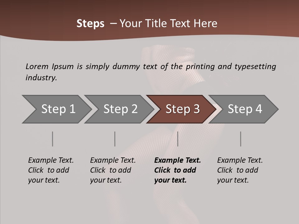 Party Female Desire PowerPoint Template