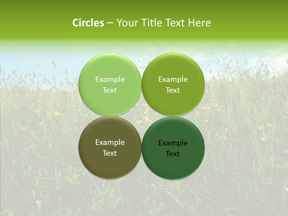 Land Blue Green PowerPoint Template