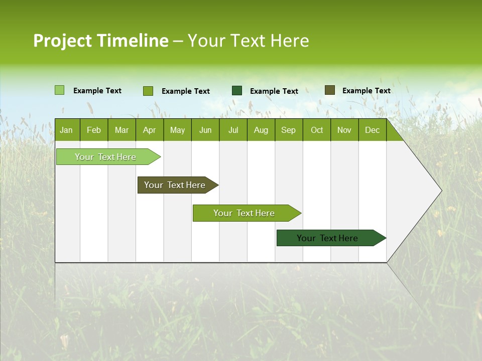 Land Blue Green PowerPoint Template
