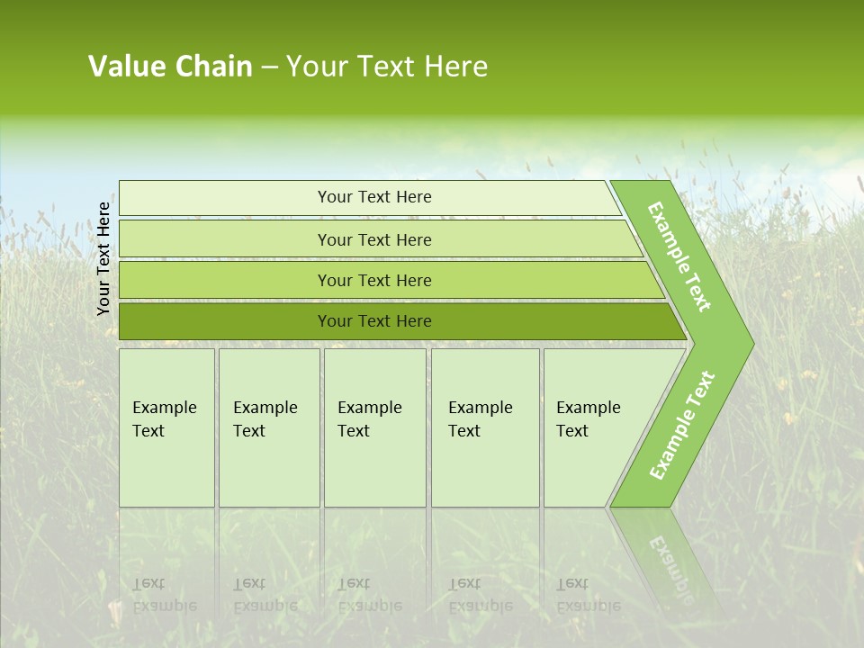 Land Blue Green PowerPoint Template