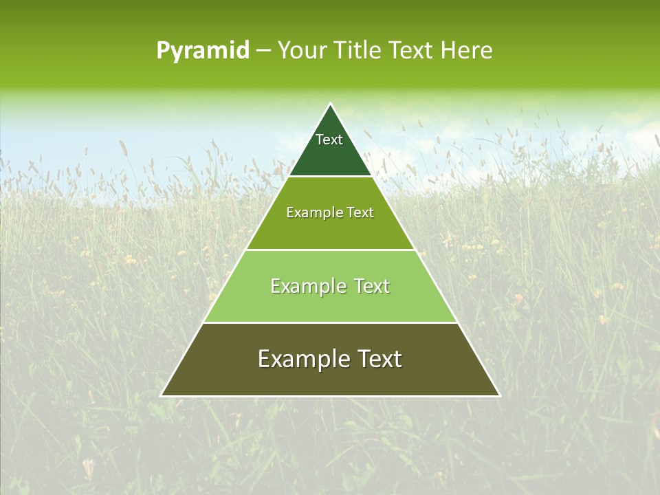 Land Blue Green PowerPoint Template