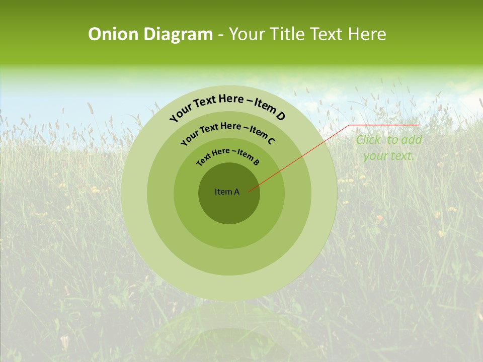 Land Blue Green PowerPoint Template