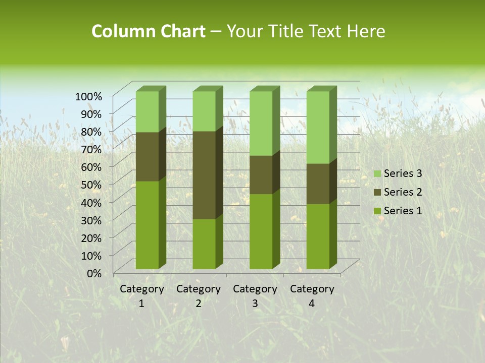 Land Blue Green PowerPoint Template