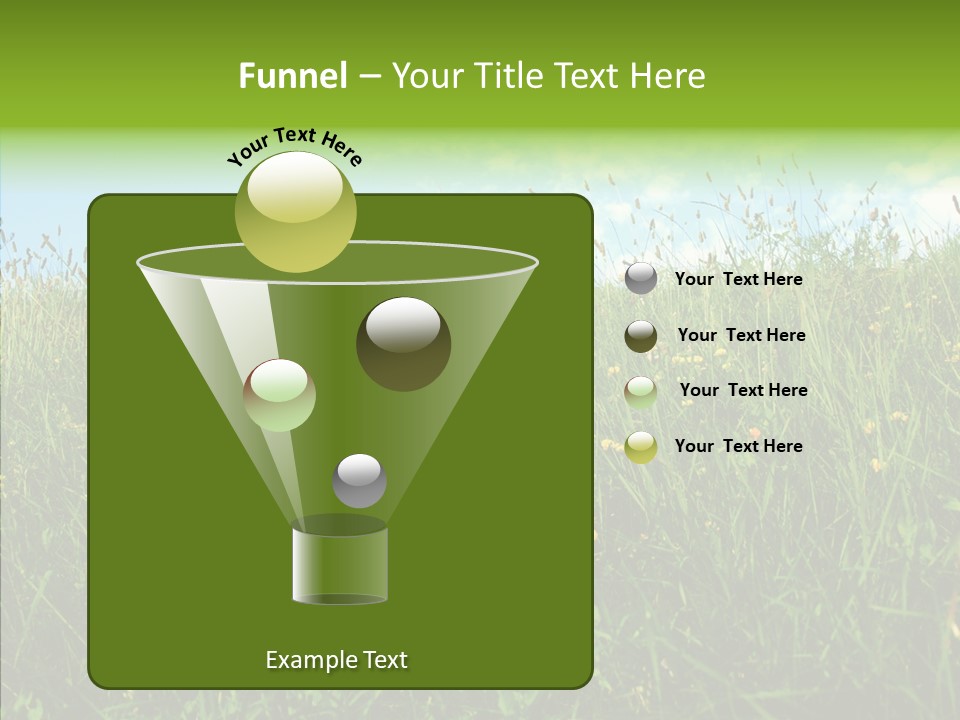 Land Blue Green PowerPoint Template