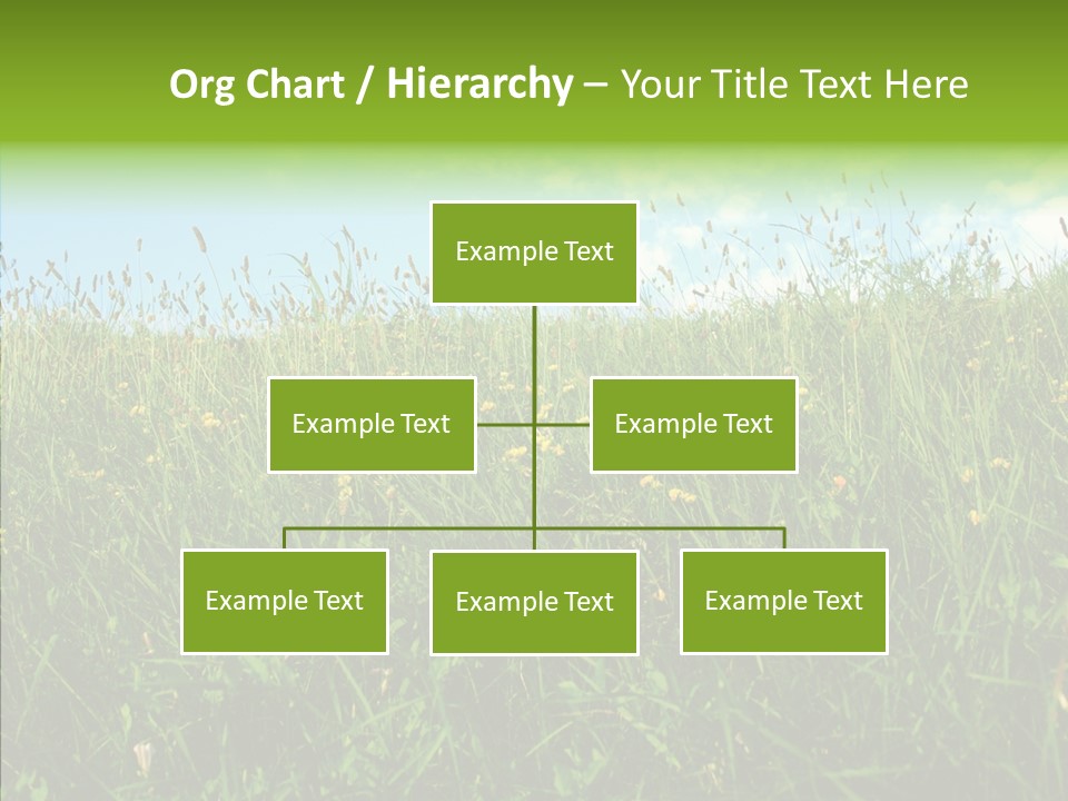 Land Blue Green PowerPoint Template