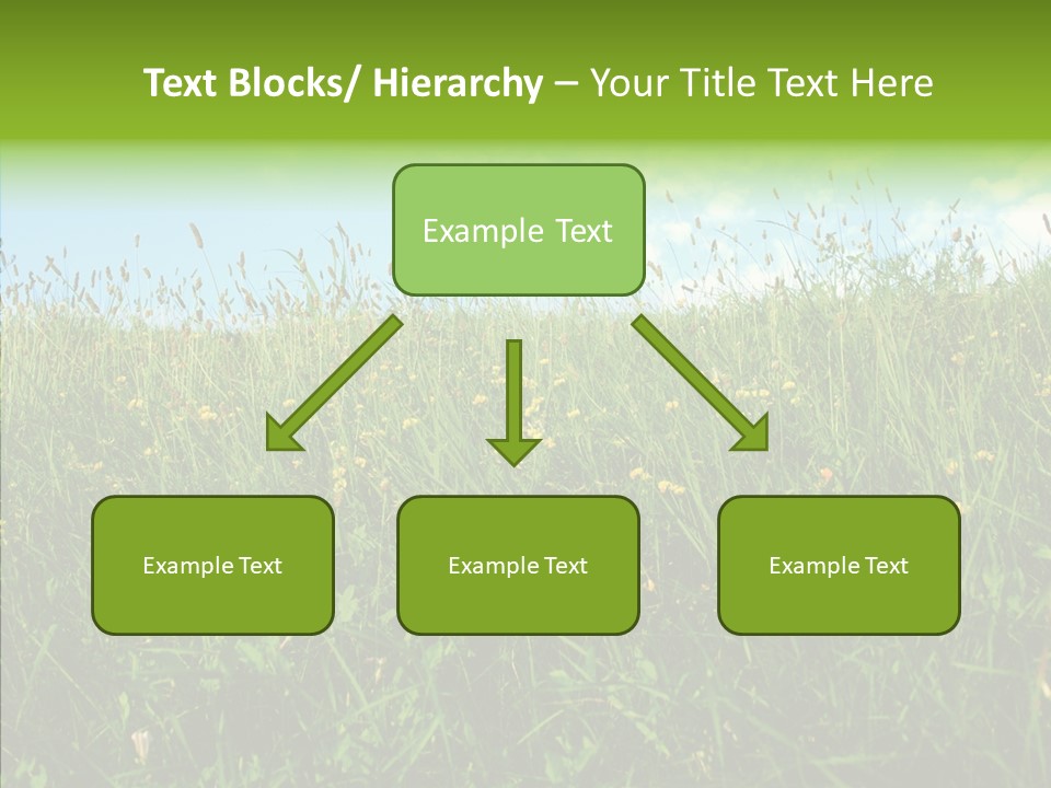 Land Blue Green PowerPoint Template