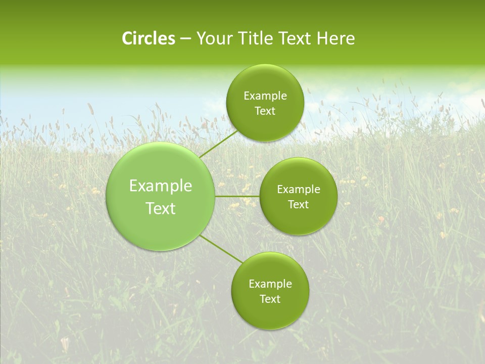 Land Blue Green PowerPoint Template