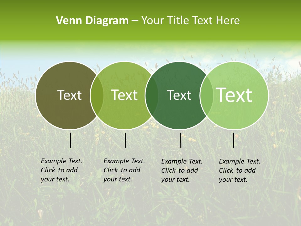 Land Blue Green PowerPoint Template