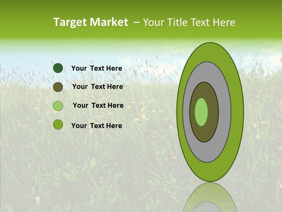 Land Blue Green PowerPoint Template