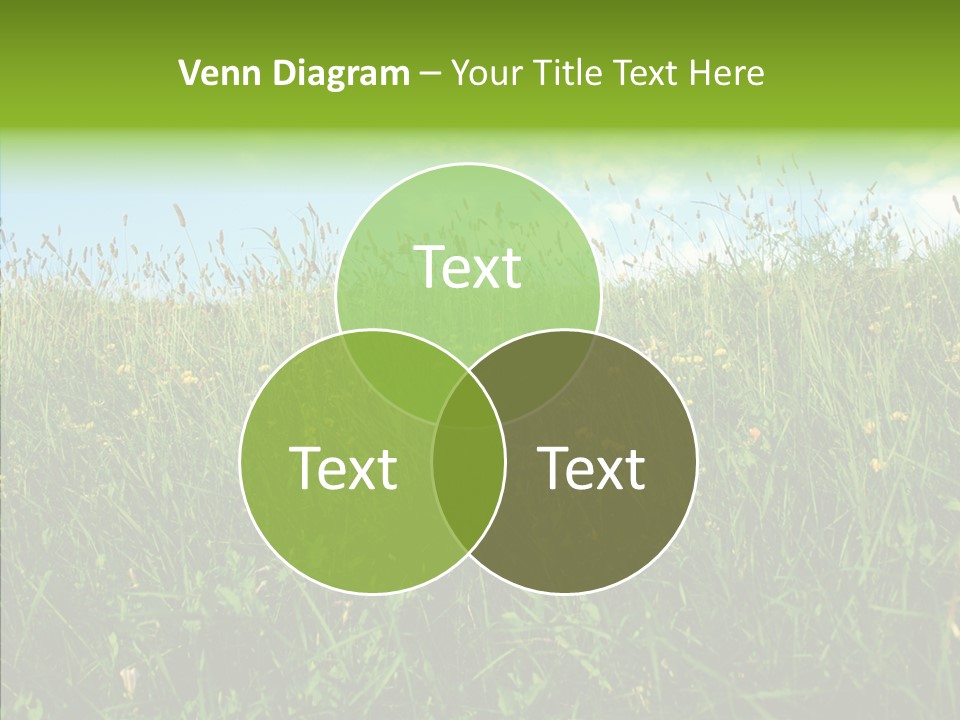 Land Blue Green PowerPoint Template