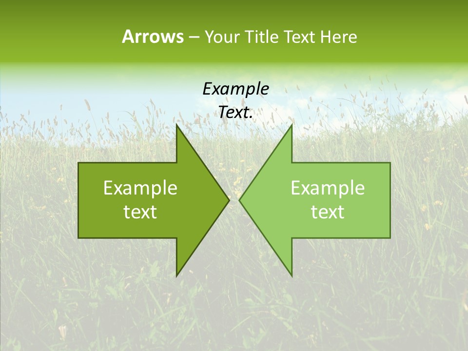 Land Blue Green PowerPoint Template