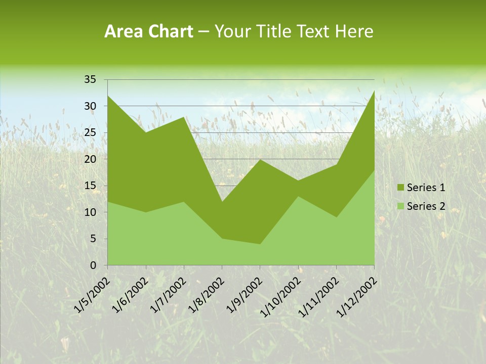 Land Blue Green PowerPoint Template