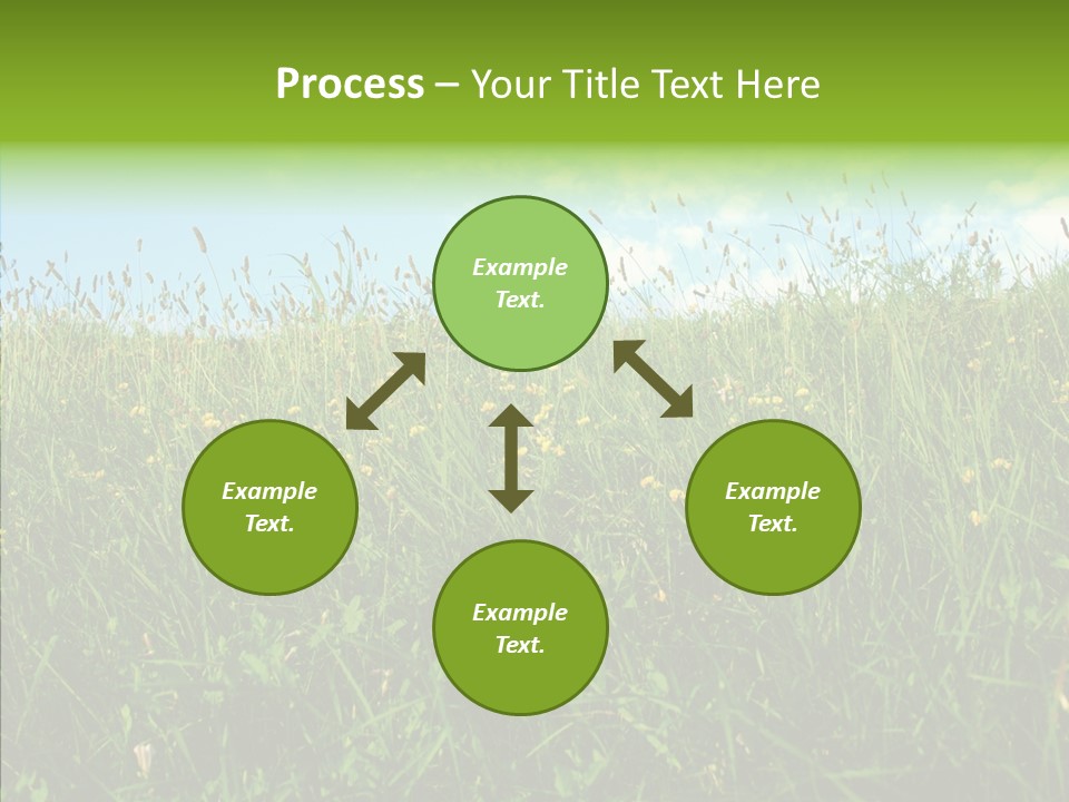 Land Blue Green PowerPoint Template
