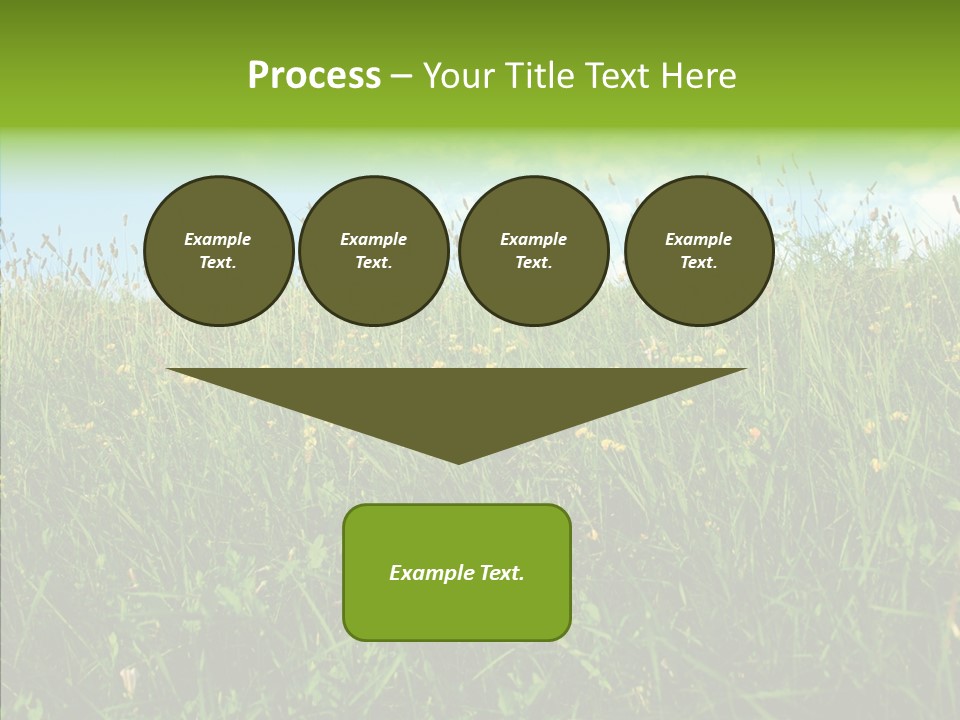 Land Blue Green PowerPoint Template
