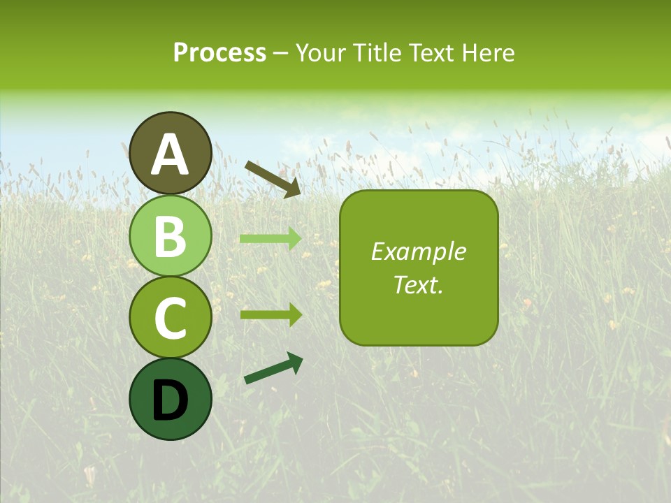 Land Blue Green PowerPoint Template