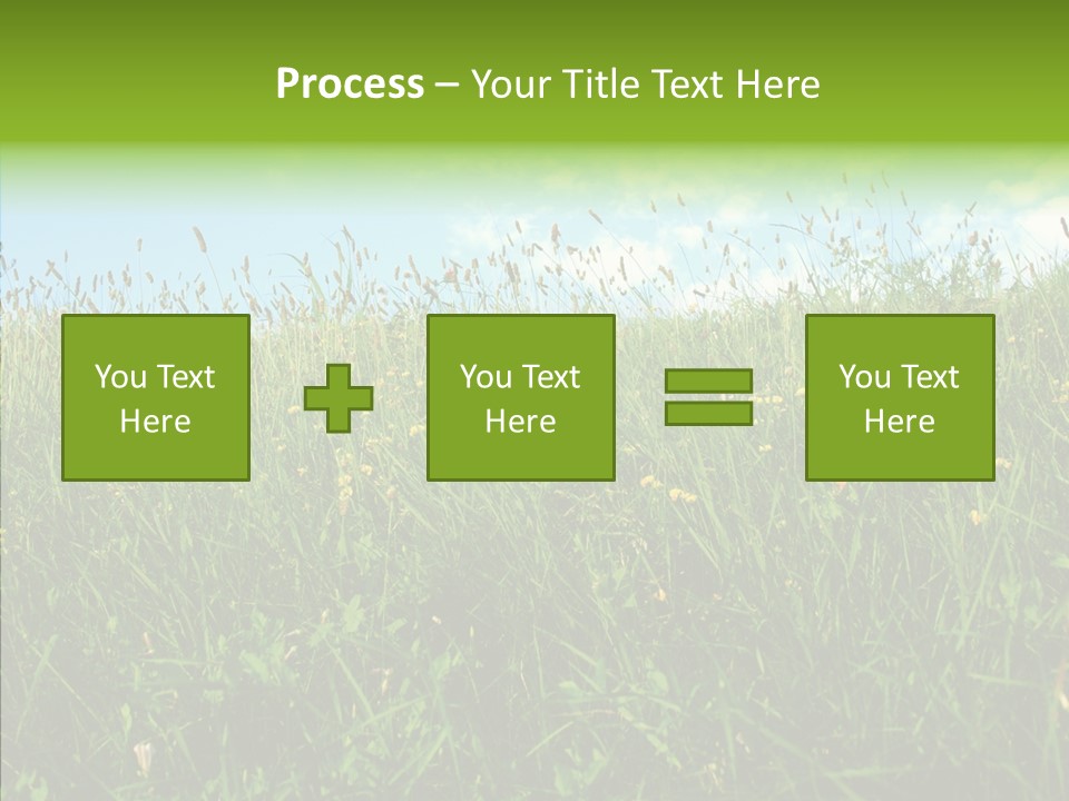 Land Blue Green PowerPoint Template