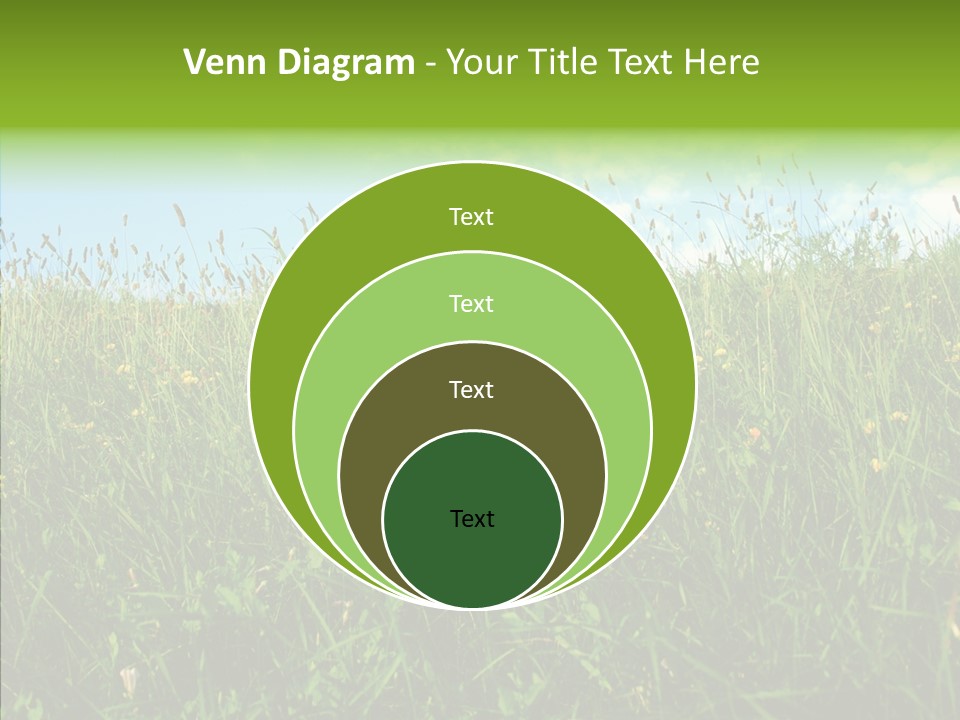 Land Blue Green PowerPoint Template