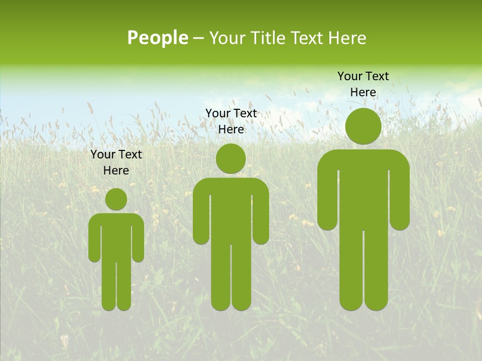 Land Blue Green PowerPoint Template